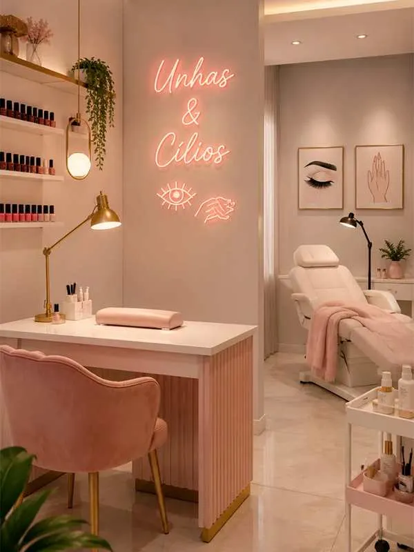 Estúdio de unhas e cílios